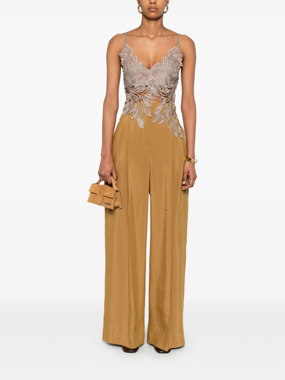 Alberta Ferretti foliage macramé top | Vests & Tank Tops | Image 2