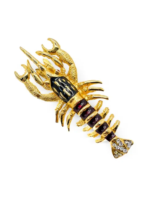 Jennifer Gibson Jewellery 1980s Lobster brooch