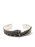 Julius carved vintage-effect bracelets - Silver