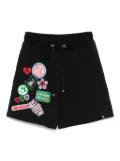 BARROW patch-detail shorts - Black