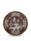 GINORI 1735 Oriente floral-patterned plate - Brown
