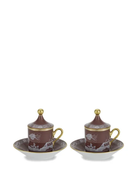 GINORI 1735 Oriente Italiano coffee set (set of two)