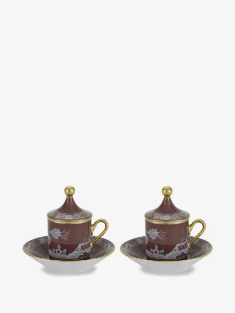 GINORI 1735 Oriente Italiano coffee set (set of two)