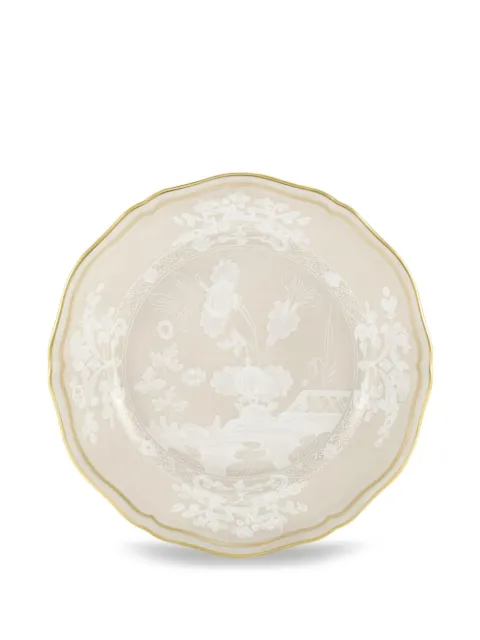 GINORI 1735 Oriente scalloped-edge plate