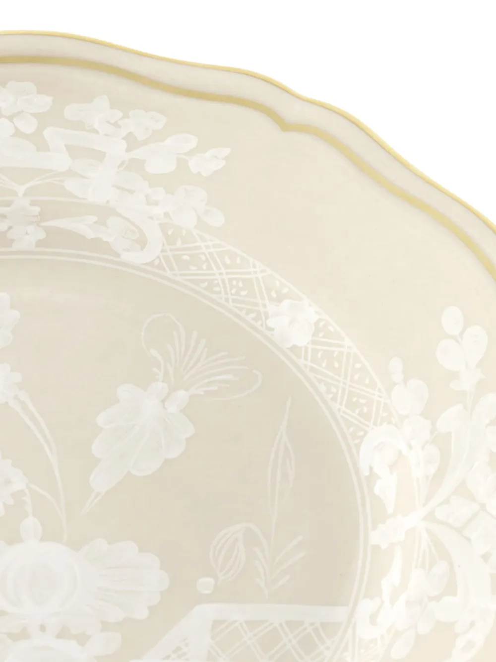 Ginori 1735 Oriente Italiano Meringa Bread And Butter Plate In Neutrals