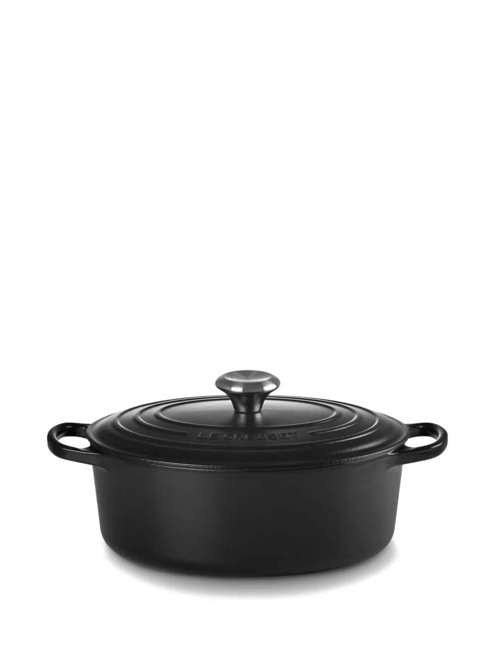 Le Creuset Cocotte cast iron casserole dish | Black | Image 1