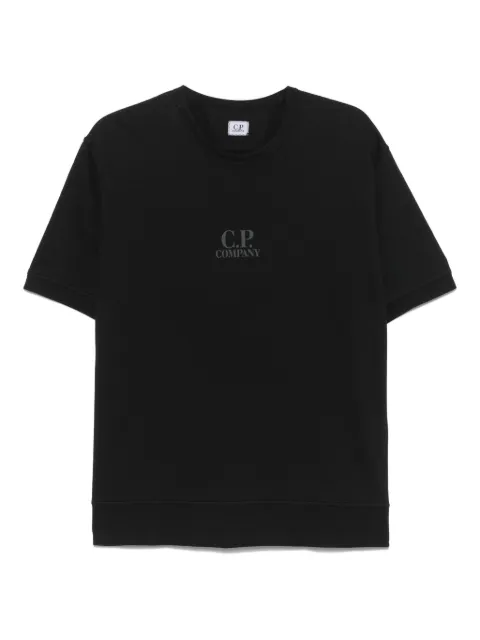 C.P. Company playera con logo estampado
