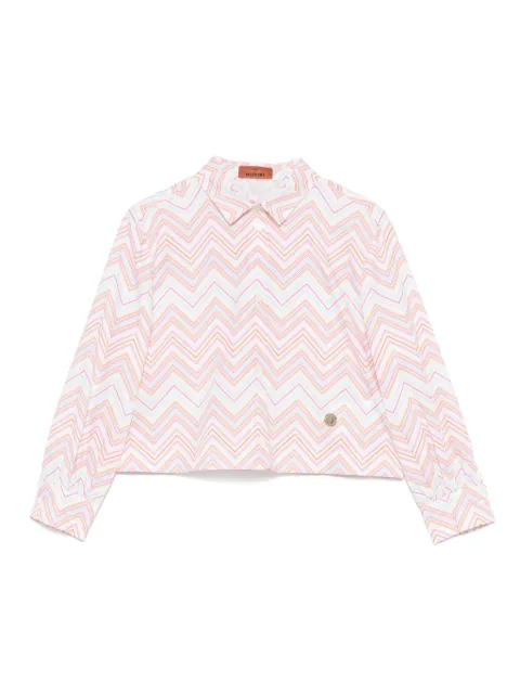 Missoni Kids Camisa chevron