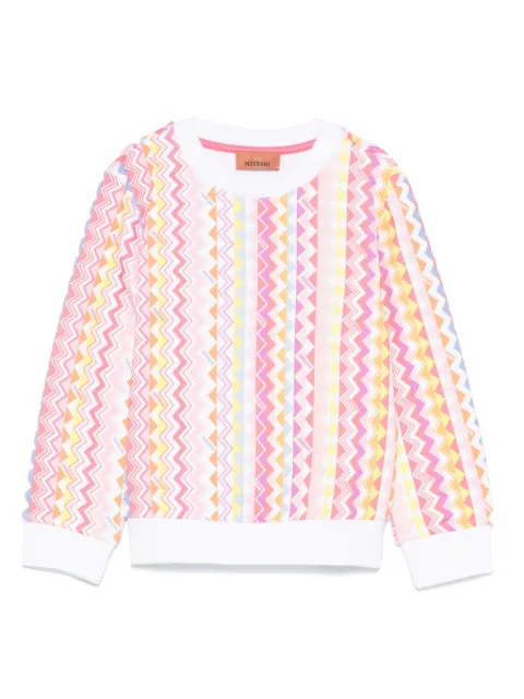 Missoni Kids Moletom chevron