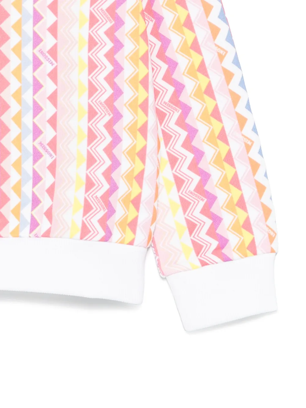 Shop Missoni Zigzag Sweatshirt In White