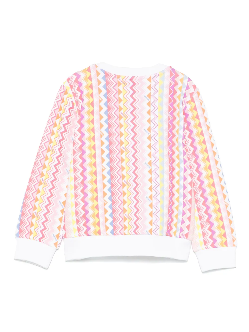 Shop Missoni Zigzag Sweatshirt In White