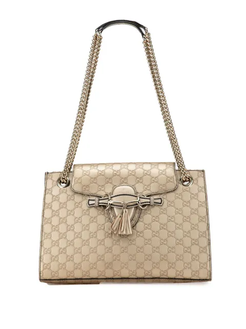 Gucci Pre-Owned 2000-2015 Large Guccissima Emily shoulder bag