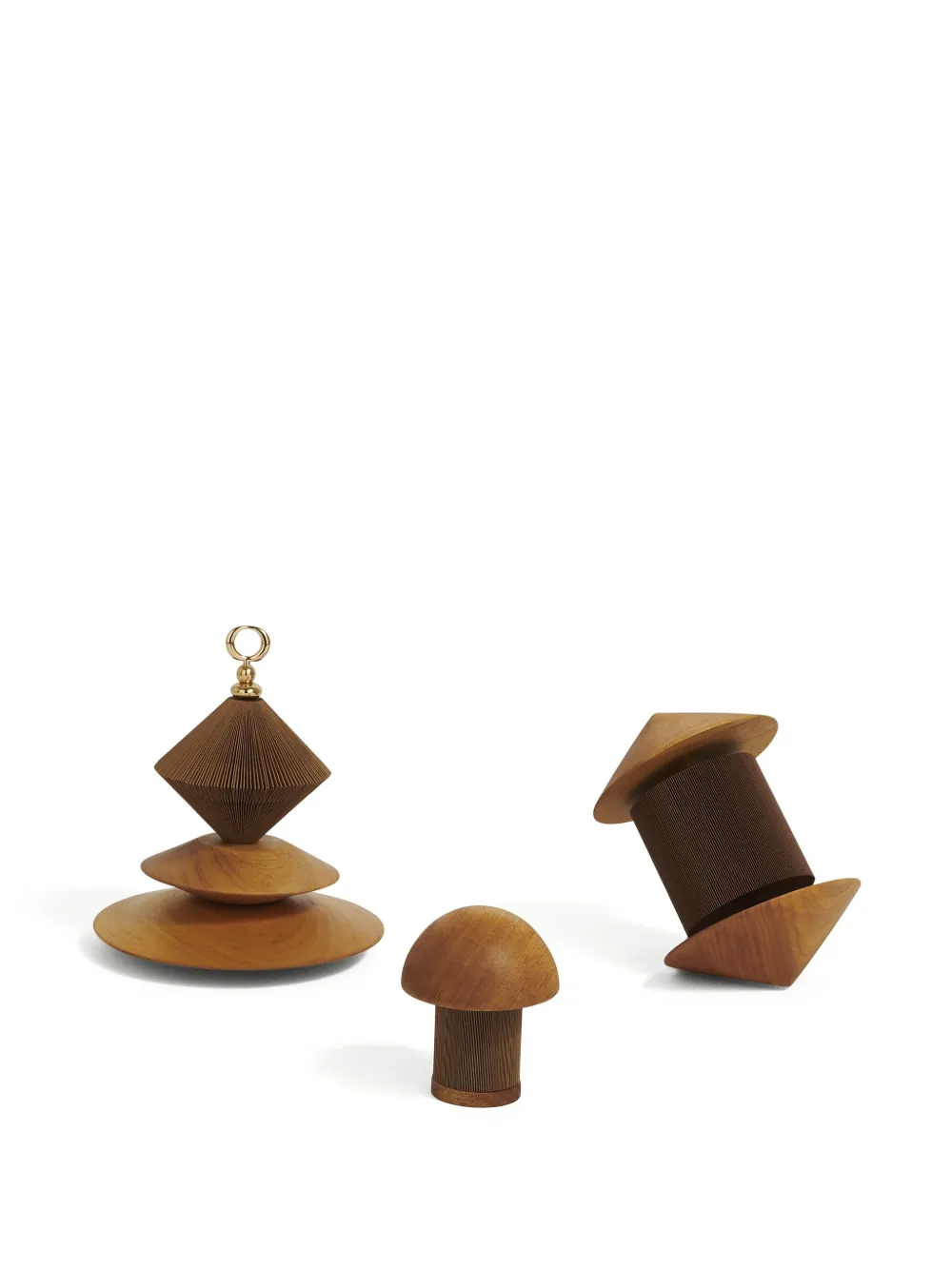 By Gabs Gira Gira Paper Sculpture In Brown