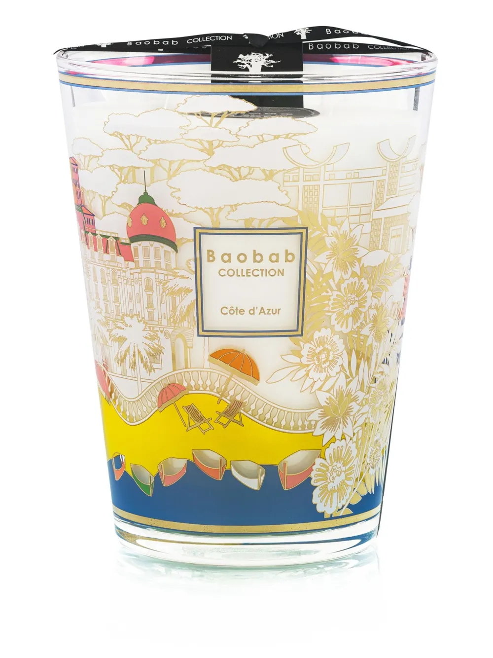 Baobab Collection Côte d'Azur candle (5.2kg) | White | Image 1