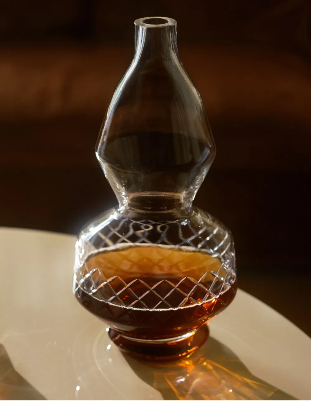  Reflections Copenhagen Majesty Flacon Decanter - White 