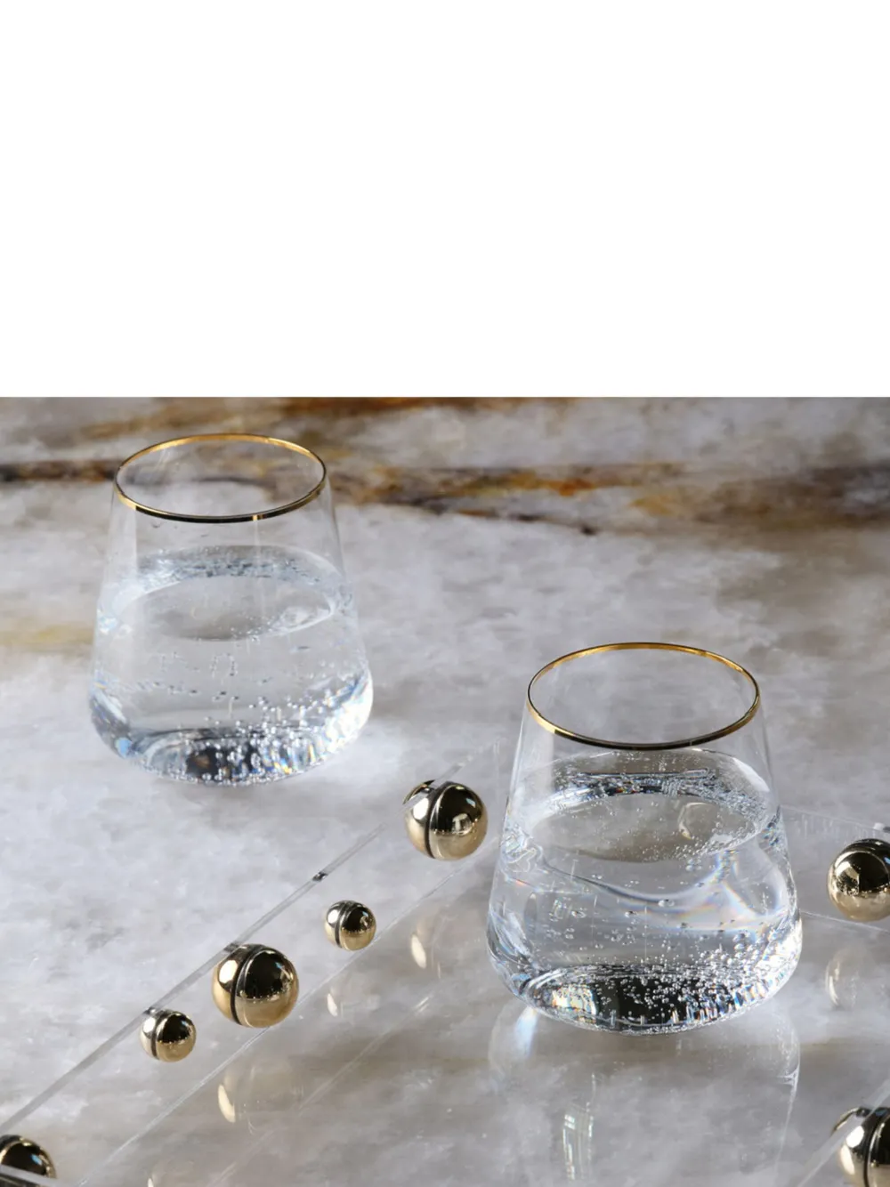 By Gabs Bandeja Match Tray In Gold