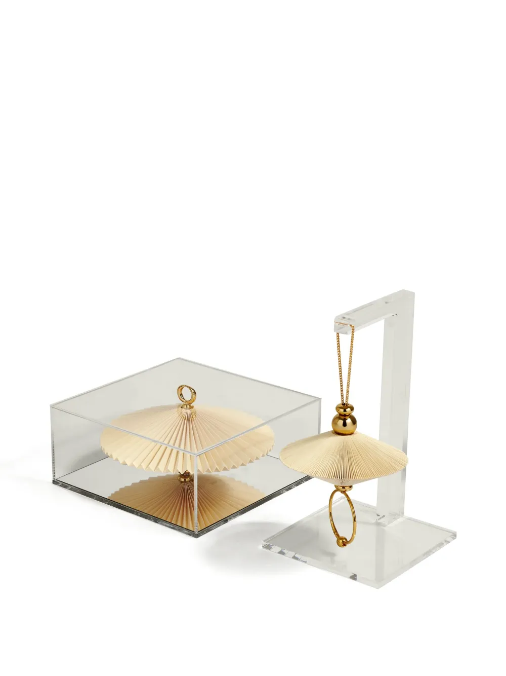 By Gabs Double Round Joia Sculpture In White