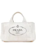 Prada Pre-Owned 2013-2024 Denim Canapa Logo satchel - Grey