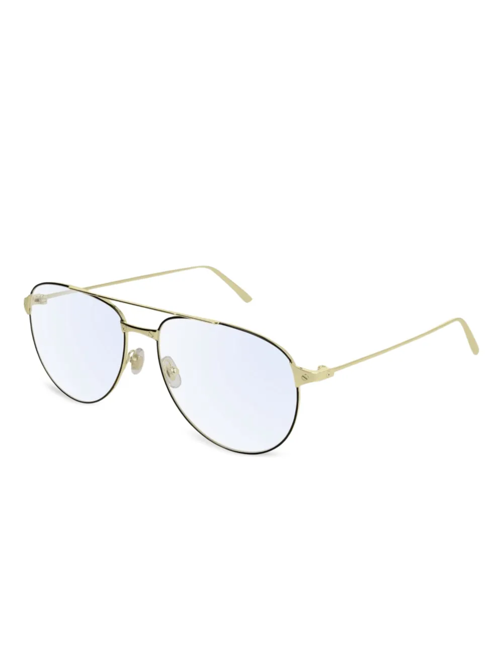 Cartier Eyewear lunettes de vue à monture pilote | or | Image 1
