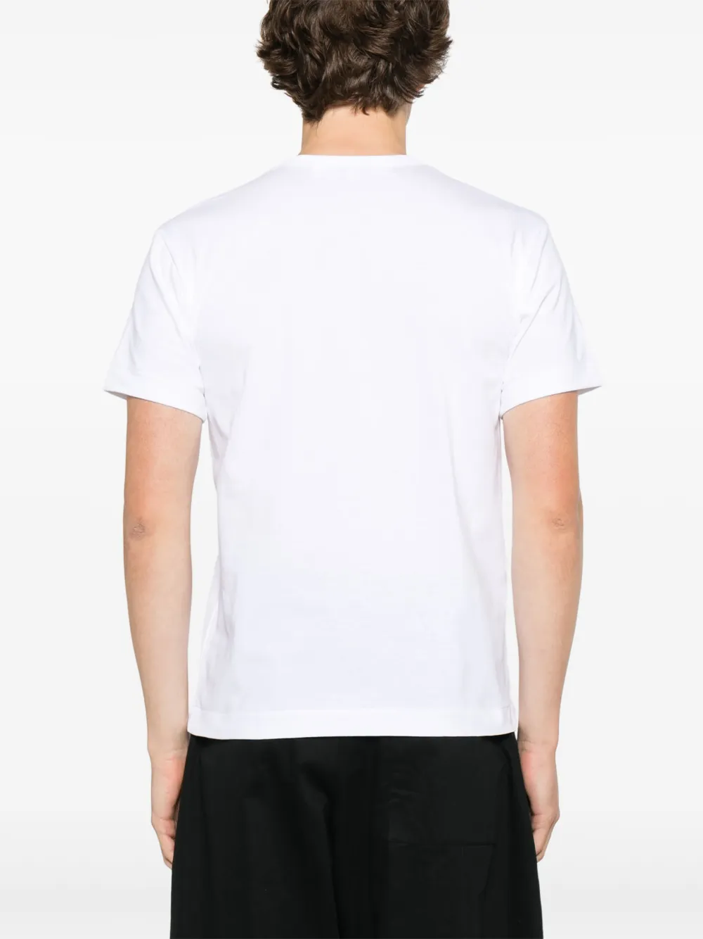 Comme Des Garçons Play T-shirt met hartembleem Wit