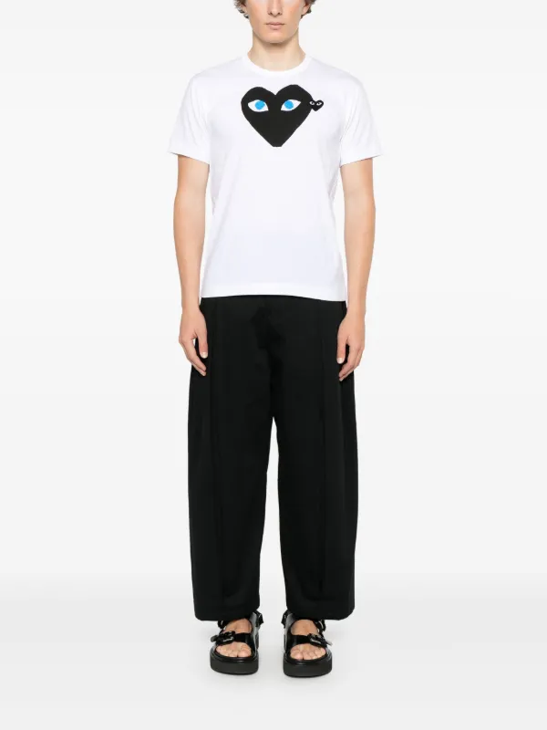 Comme Des Garçons Play ハートエンブレム Tシャツ | ホワイト