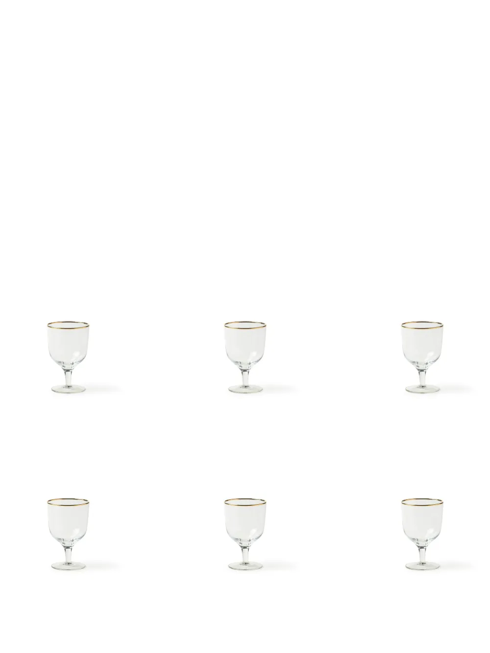 Bitossi Home set de 6 vasos Deco (set de 6 piezas)vasos para agua Deco (set de 6 piezas) | blanco | Image 1