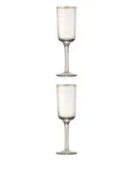 Bitossi Home Deco champagne flute (set of six) - White