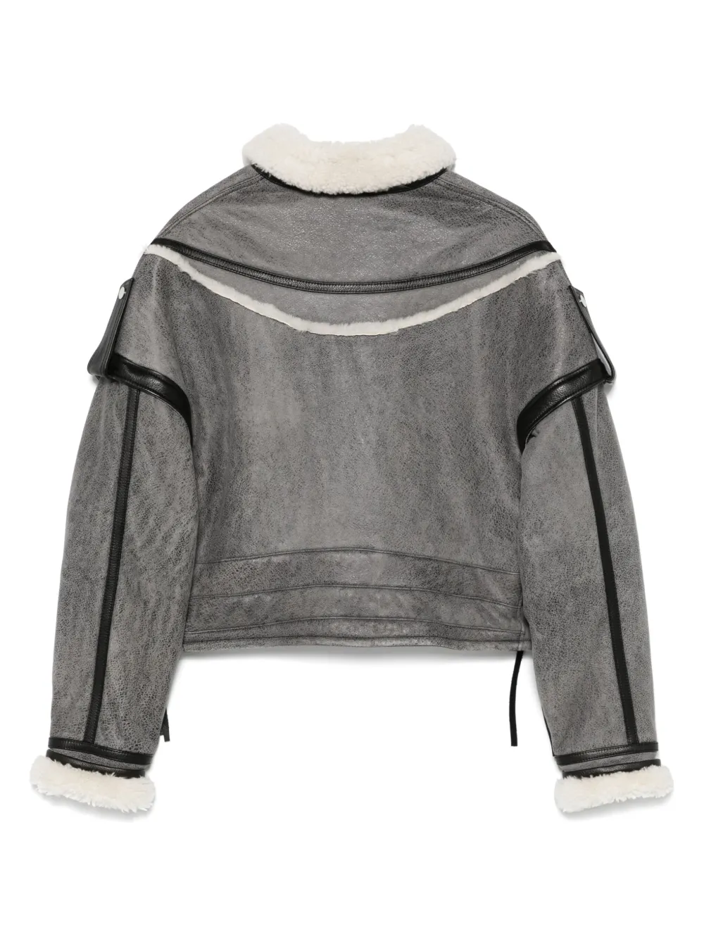 Manokhi shearling-collar jacket | Leather Jackets | Image 2