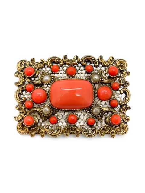 Jennifer Gibson Jewellery 1930s crystal-embellishment brooch