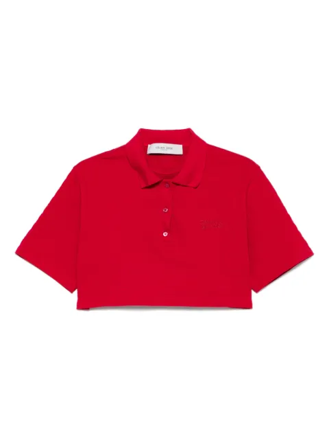 Golden Goose Golden Club-embroidered polo top