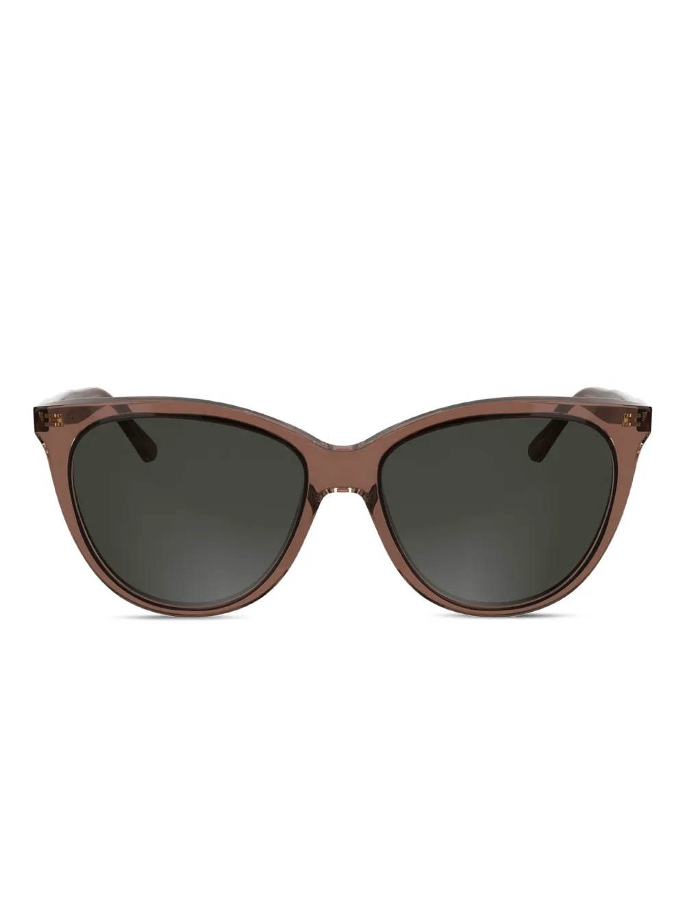 Calvin Klein Sonnenbrille mit Cat-Eye-Gestell - Braun