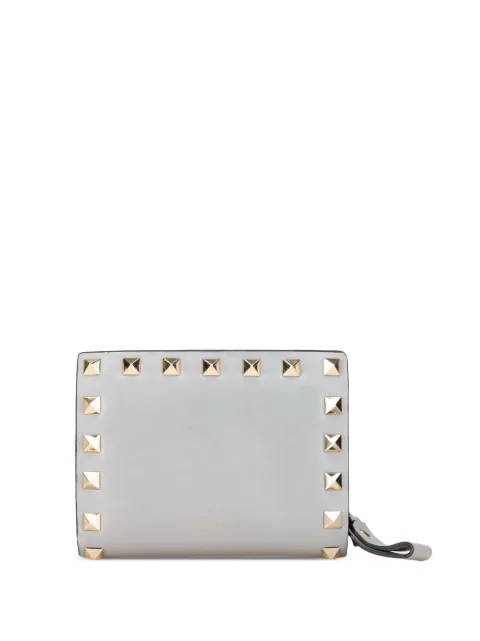 Valentino Garavani Pre-Owned cartera Leather Rockstud Compact Bifold Wallet 2018-2024