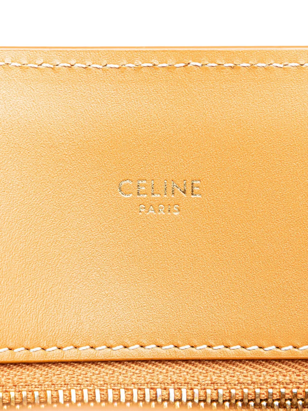 Pre-owned Celine 2022 Large Vertical Square Cabas Tote Satchel In 褐色