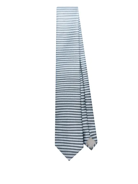 Giorgio Armani corbata con motivo de rayas