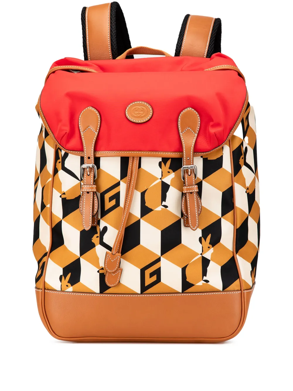 Gucci Pre-Owned mochila Dans LeVert GG Nylon Rabbit 2016-2024 | multicolor | Image 1