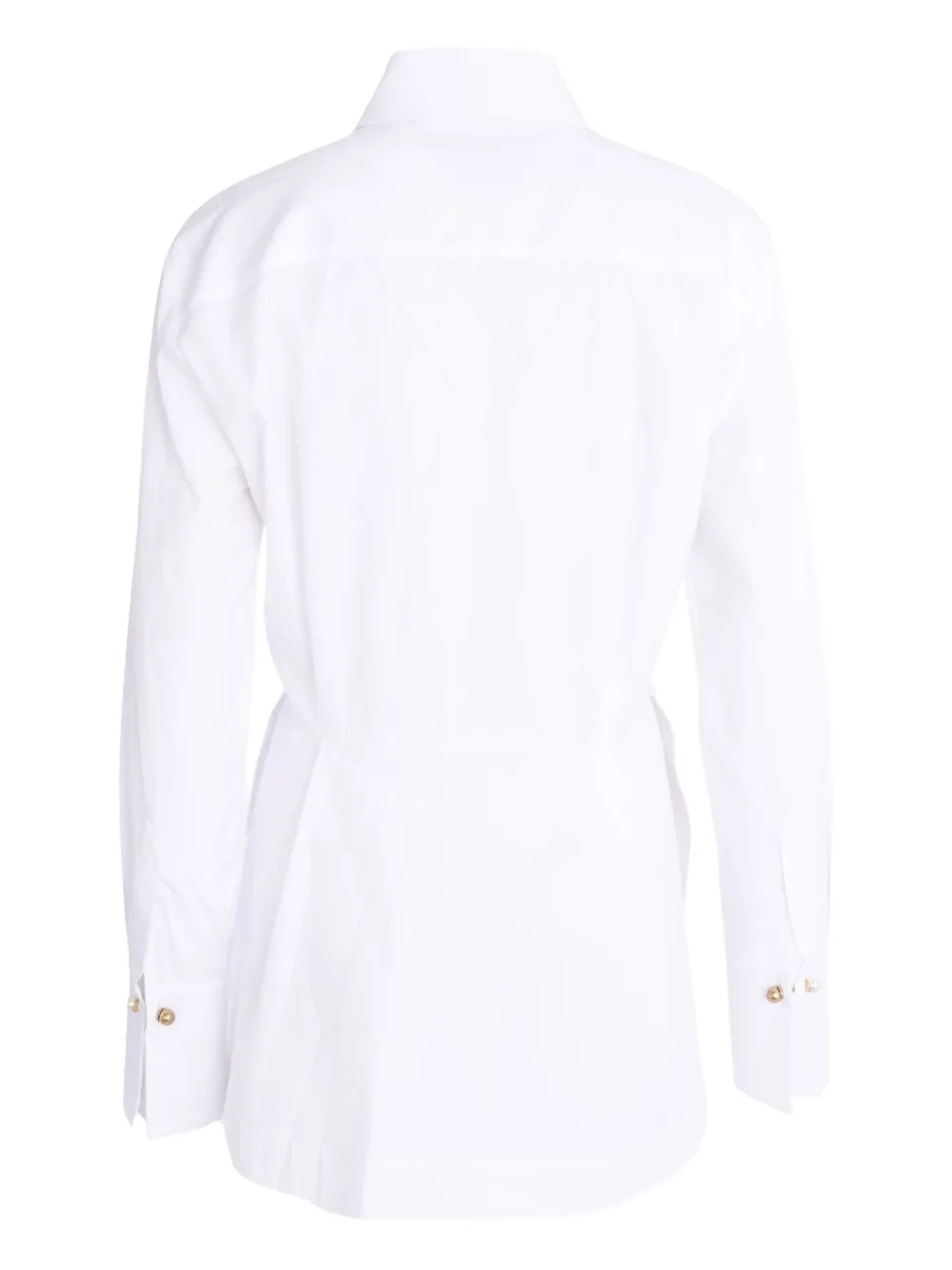 La DoubleJ Iris blouse met borduurwerk Wit