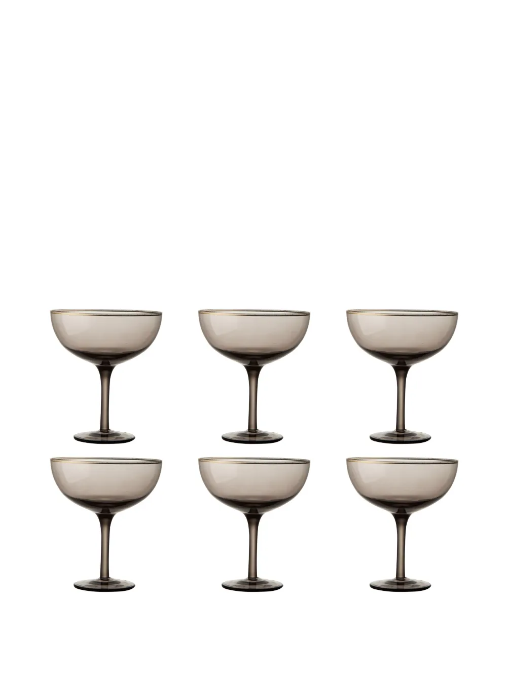 Bitossi Home Deco シャンパングラス 6脚組 - グレー Bitossi Home Deco シャンパングラス 6脚組 - グレー
