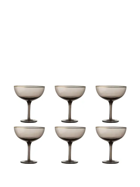 Bitossi Home Deco champagne glasses (set of six)
