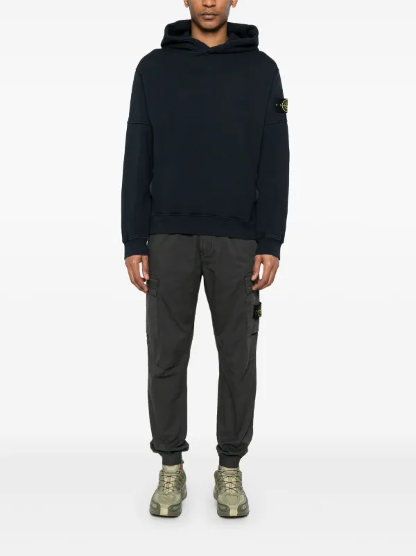 パーカー・フーディ Stone Compass-Motif Hooded Sweatshirt Stone Island Compass-motif Hoodie | Blue | FARFETCH