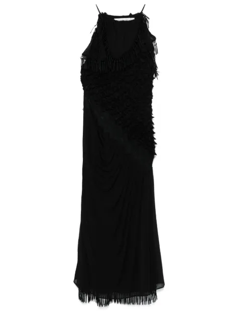 Christopher Esber urchin-knit draped midi dress