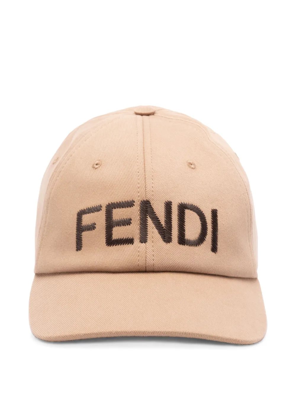 FENDI Katoenen honkbalpet Bruin