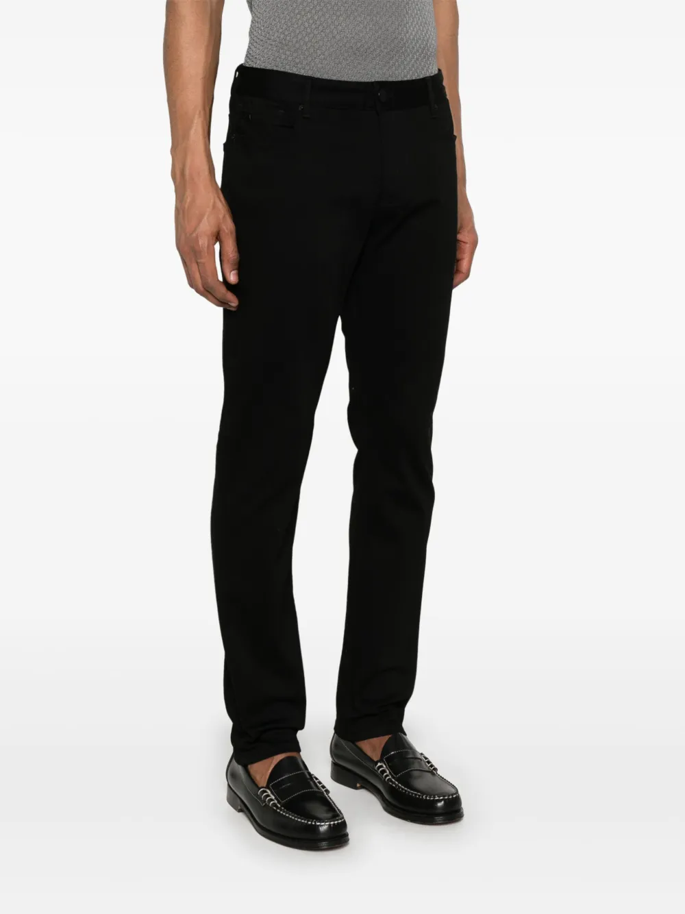 Emporio Armani Skinny broek Zwart