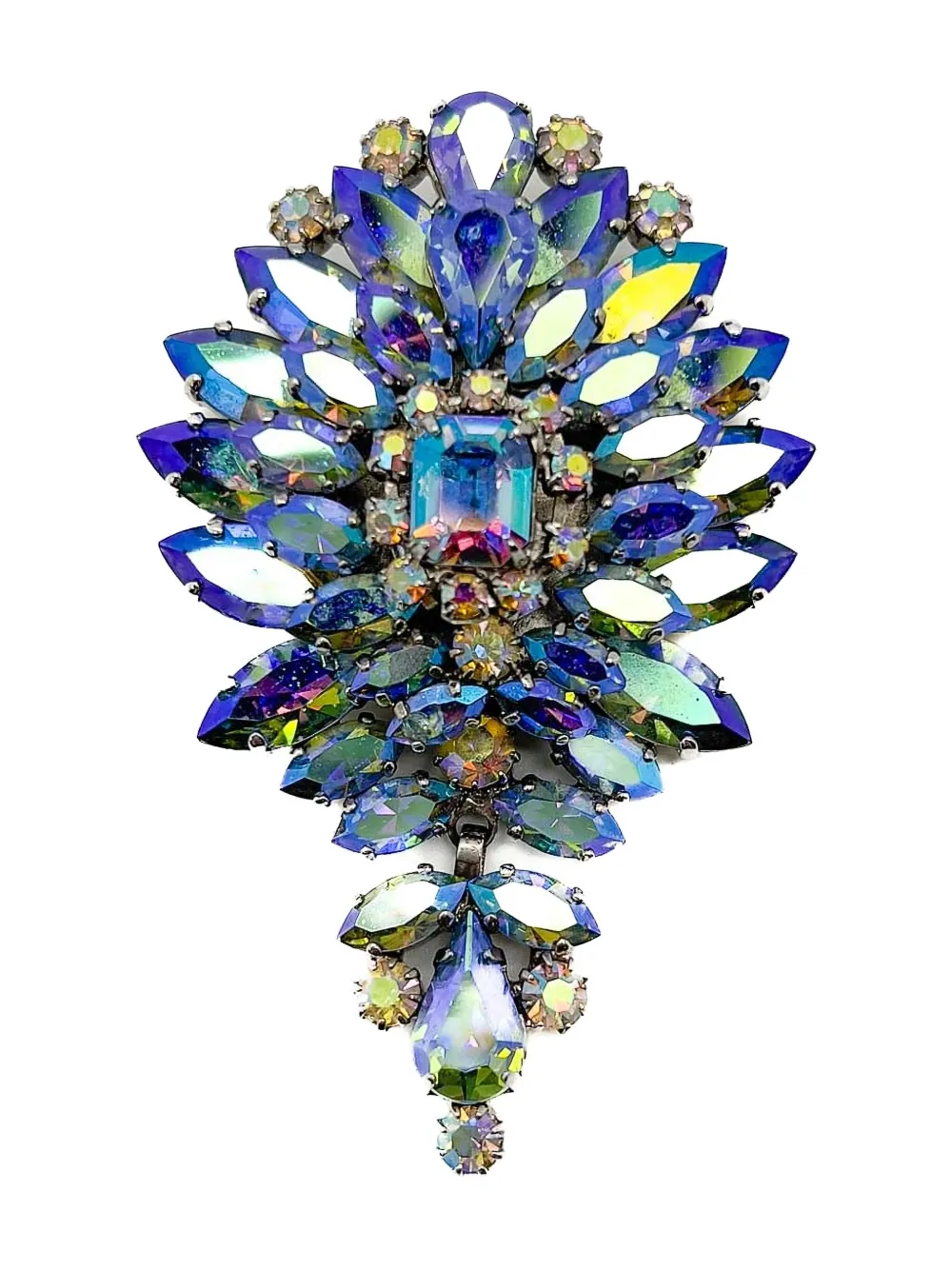 Jennifer Gibson Jewellery 1950s Vendome Aurora ブローチ - シルバートーン Jennifer Gibson Jewellery 1950s Vendome Aurora ブローチ - シルバートーン