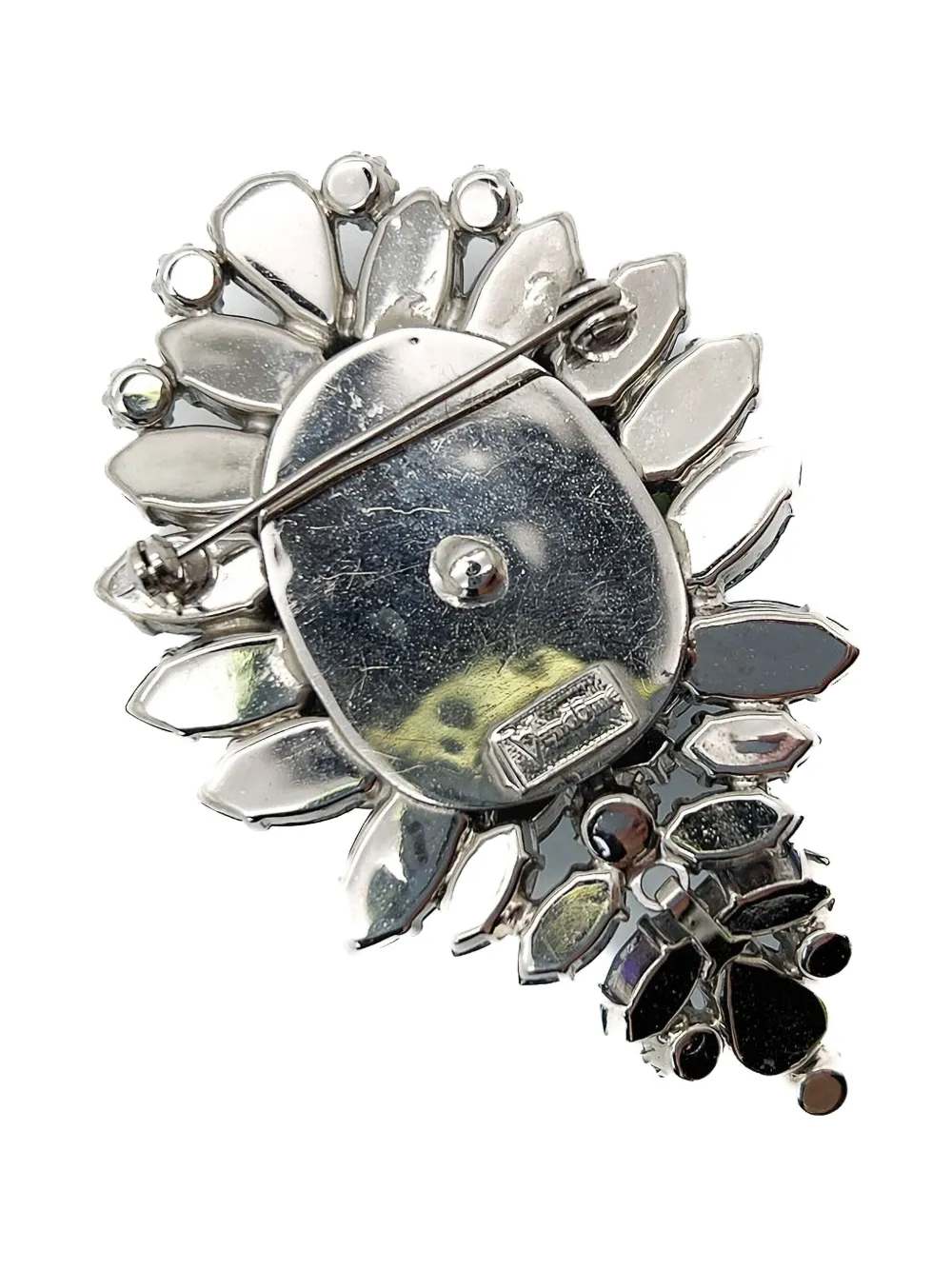 Pre-owned Jennifer Gibson Jewellery 1950s Vendome Aurora Brooch In Silver