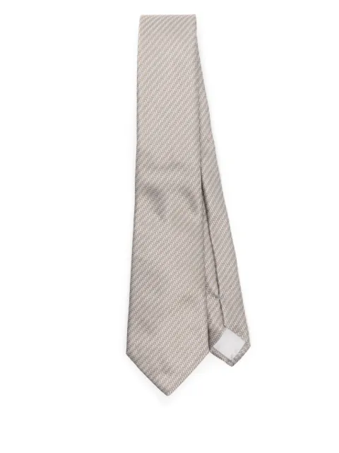 Giorgio Armani corbata con estampado geométrico