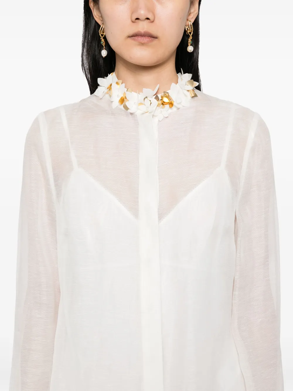 ZIMMERMANN Illuminate blouse Beige