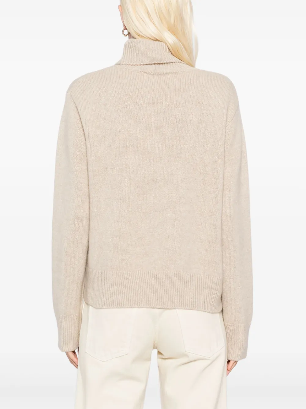 FRAME clean turtleneck jumper Beige
