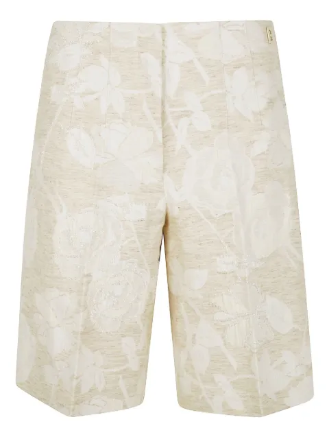 Blugirl bermudas con motivo floral en jacquard
