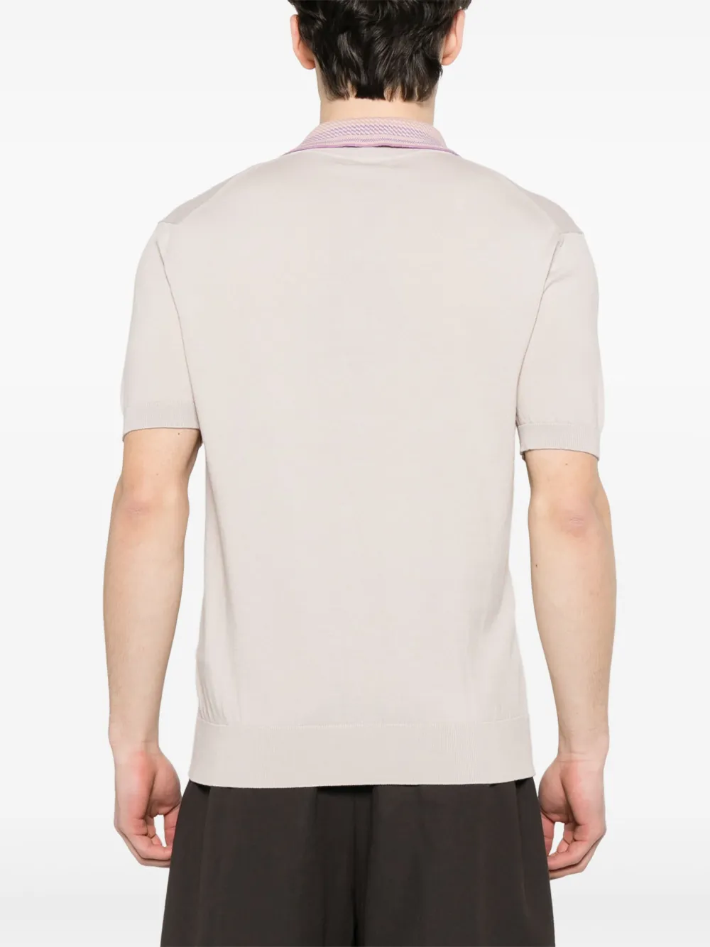 ETRO Poloshirt met borduurwerk Beige