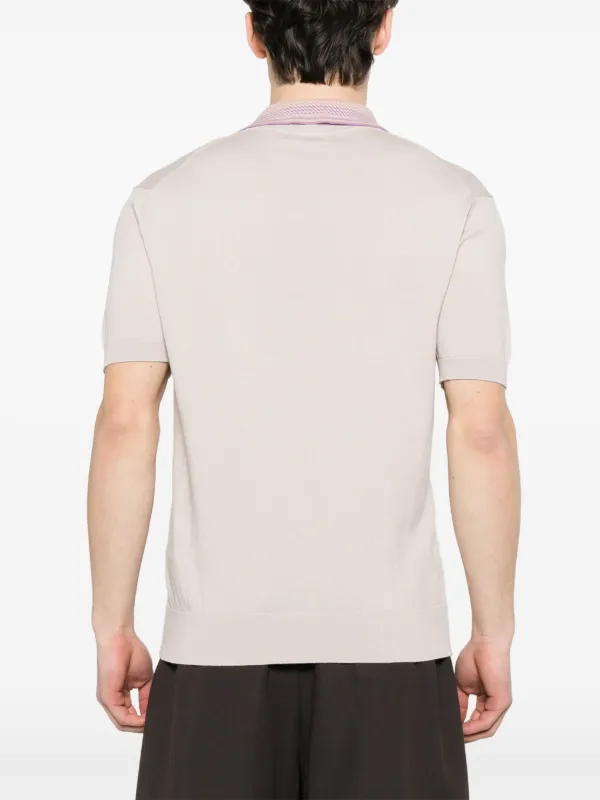ETRO Pegaso-embroidered Polo Shirt | Neutrals | FARFETCH